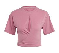 Adidas Mujer T-Shirt (Short Sleeve) Yga St T, Pink Strata, HR5085, S