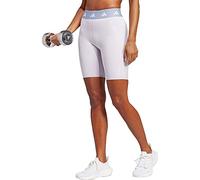 adidas Mujer Techfit Bike Short Leggings, Silver Dawn/Silver Violet, XS