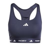 Sujetador deportivo de fitness adidas techfit mujer azul XS