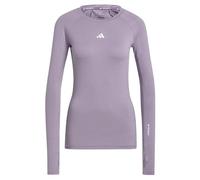 adidas Mujer Techfit Long Sleeve Training Top, Shadow Violet, XS