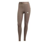 adidas Mujer TECHFIT Stash Pocket Full Length Leggings, Earth Strata, M