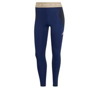 adidas Mujer Techfit Workout Color Block 7/8 Leggings Tights, dark blue/legend ink, S