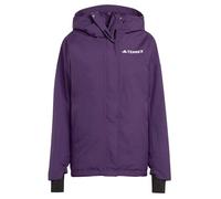 adidas Mujer TERREX MULTI 2L RAIN.RDY INSULATED JACKET, Aurora Plum, M
