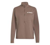Adidas Mujer Terrex Multi Climacool Half Zip Long Sleeve, Earth strata, XS