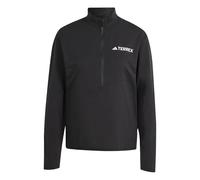 adidas Mujer Terrex Multi Climacool Half Zip Long Sleeve Shirt, Black, 3XS
