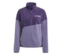adidas Mujer Terrex Multi Climawarm Fleece Anorak, Aurora Plum/Preloved Violet/Aurora Black, L