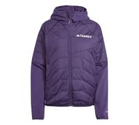 adidas Mujer Terrex Multi CLIMAWARM Insulated Hybrid Hooded Jacket, Aurora Plum, S