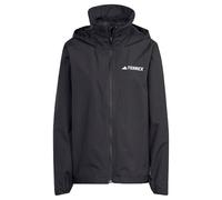 adidas Mujer Terrex Multi Essentials 2 Layer Rain Jacket, black, L