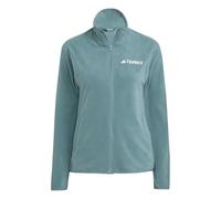 adidas Mujer Terrex Multi Essentials Full Zip Fleece Jacket, preloved Teal, M