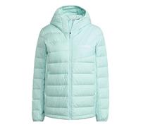 adidas Mujer Terrex Multi Light Down CLIMAWARM Hooded Jacket, semi flash aqua, S