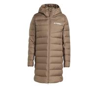 adidas Mujer Terrex Multi Light Down Hooded Parka 2.0, Earth Strata, S