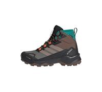 adidas Mujer Terrex Skychaser AX5 Mid Gore-Tex Climawarm+ Hiking Shoes, Earth Strata/Trace Brown/Pure Teal, 36 2/3 EU