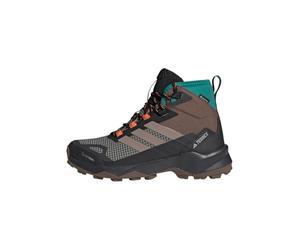 Adidas Mujer Terrex Skychaser AX5 Mid Gore-Tex Climawarm+ Hiking Shoes, Earth Strata/Trace Brown/Pure Teal, 44 2/3 EU