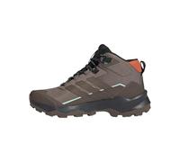 adidas Mujer Terrex Skychaser AX5 Mid Gore-Tex Hiking Shoes, Trace Brown/Earth Strata/Semi Impact Orange, 40 2/3 EU