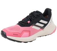 adidas Mujer Terrex Soulstride Rain.RDY Trail Running Shoes, Pink Fusion/Putty Mauve/Core Black, 37 1/3 EU