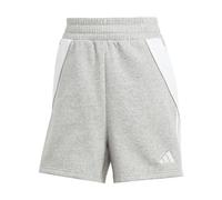 adidas Mujer Tiro24 Sweat Shorts, Medium Grey Heather/White, XXS