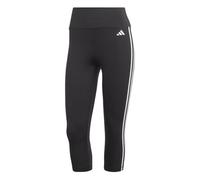 adidas Mujer Train Essentials 3-Stripes High-Waisted 3/4 Leggings, Black, XS
