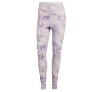 adidas Mujer Train Essentials AOP Flower Tie-Dye Leggings, Putty Mauve/Preloved Fig, S