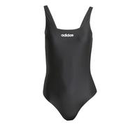 adidas Mujer U-Back Swimsuit Swimwear, Black/White, 30