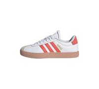 adidas Mujer VL Court 3.0 Shoes, Cloud White/Preloved Scarlet/Gold Metallic, 37 1/3 EU
