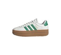 adidas Mujer VL Court Bold Shoes, Core White/Court Green/Gold Met., 40 EU