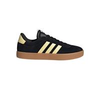 adidas Mujer VL Court Shoes, Core Black/Almost Yellow/Cloud White, 37 1/3 EU