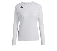 adidas Mujer Volleyball Hilo Long Sleeve Jersey, White, XXL