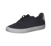 adidas Mujer Vulc Raid3r Lifestyle Skateboarding 3-Stripes Branding Shoes, Shadow Navy / Crystal White / Core Black, 38 EU