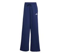 adidas Mujer Women 3-Stripes Fleece Wide Pant, Dark Blue, XL