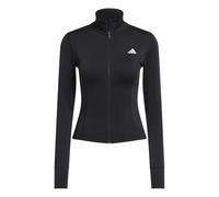 adidas Mujer Workout Essentials Zip Through Sweatshirt, Black, XS