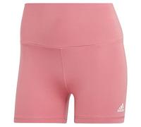 adidas Mujer Yoga Essentials High-Waisted Short Leggings, Pink Strata, XL