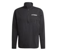 Adidas - Multi Half Zip Longsleeve Tee Black - Talla XL - Negro Negro XL