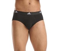 adidas Multipack Brief (3 Unidades), Calzoncillos Tipo Bóxer para Hombre, Negro, S