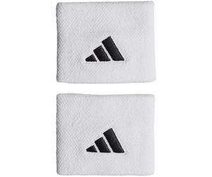 Adidas Muñequeras Blancas Tenis y Pádel Unisex - Talla S - Absorbentes y Ligeras - Tejido Suave y Fino - Nueva Temporada