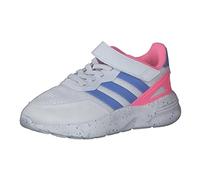 adidas Nebzed Elastic Lace Top Strap Shoes, Zapatillas para Correr, Cloud White/Blue Fusion/Beam Pink, 38 2/3 EU