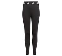 adidas Niñas AEROREADY Techfit 7/8 Tights, Black/White, 9-10 Years