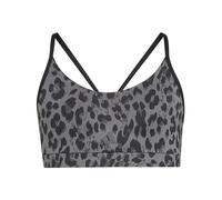 adidas Niñas Animal Print Sport Bra, Grey Four/Grey Six/Black/Grey Six, 9-10 Years