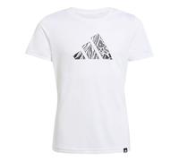 Adidas Niñas Climacool Animal Training Slim Graphic T-Shirt Junior Girls, White, 14-15 Years