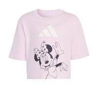 adidas Niñas Disney Minnie Mouse Shirt, Clear Pink/Off White, 7-8 Years