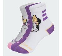 adidas Niñas DISNEY MINNIE MOUSE SOCKS, white/active purple/light grey heather, 37-40
