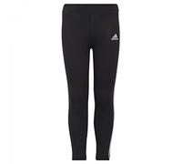 adidas Niñas Essentials 3-Stripes Tights, Black/White, 5-6 Years