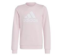 adidas Niñas Essentials Big Logo Cotton Sweatshirt, Clear Pink/White, 14-15 Years