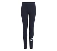 adidas Niñas Essentials Big Logo Cotton Tights, Black / White, 13-14 Years