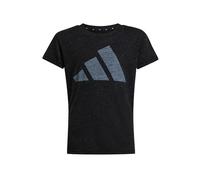 adidas Niñas Essentials Big Logo T-Shirt, Black/White, 9-10 Years