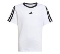 adidas Niñas Essentials Shirt, White/Black/Black, 7-8 Years