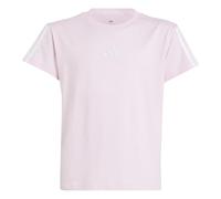 adidas Niñas Essentials T-Shirt, Clear Pink/White, 11-12 Years