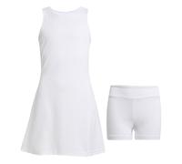 Adidas Niñas Girls Club Tennis Dress, White, 5-6 Years