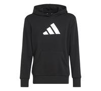 adidas Niñas Glam Graphic Hoodie Junior Sweatshirt, Black, 14-15 Years