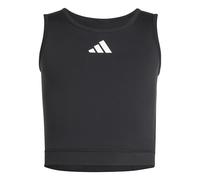 adidas Niñas Goto PZ Crop Top, Black/White, 13-14 Years
