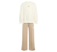 adidas Niñas Seasonals Ruffles Sweatset Little Girls Track_Suit, off white/white, 7-8 Years